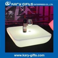 Acrylic Lighting Table Chairs LED Lounge Tables Indoor KFT-6025